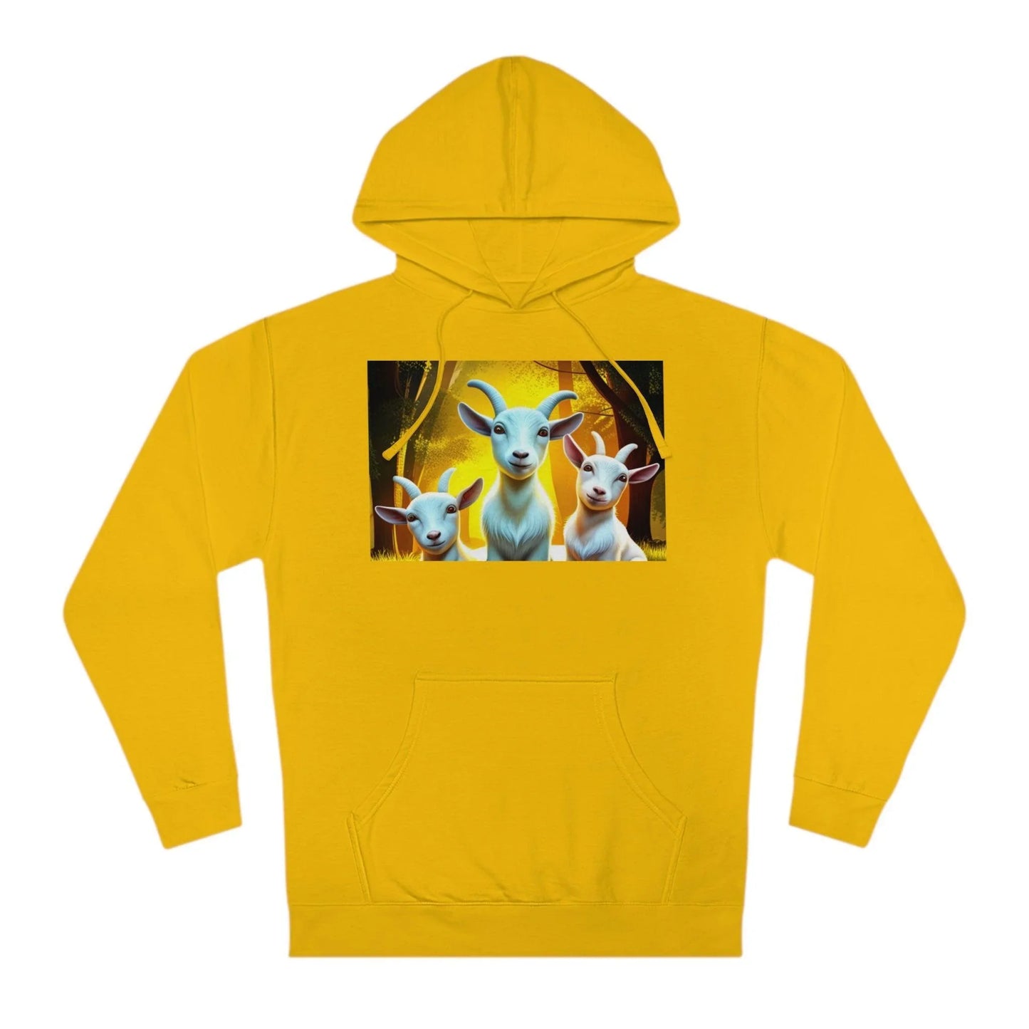 3D Vibrant Baby Goat Sweatshirt/Hoodie - A Unique Blend of Comfort and Whimsy - Oceanfront Products