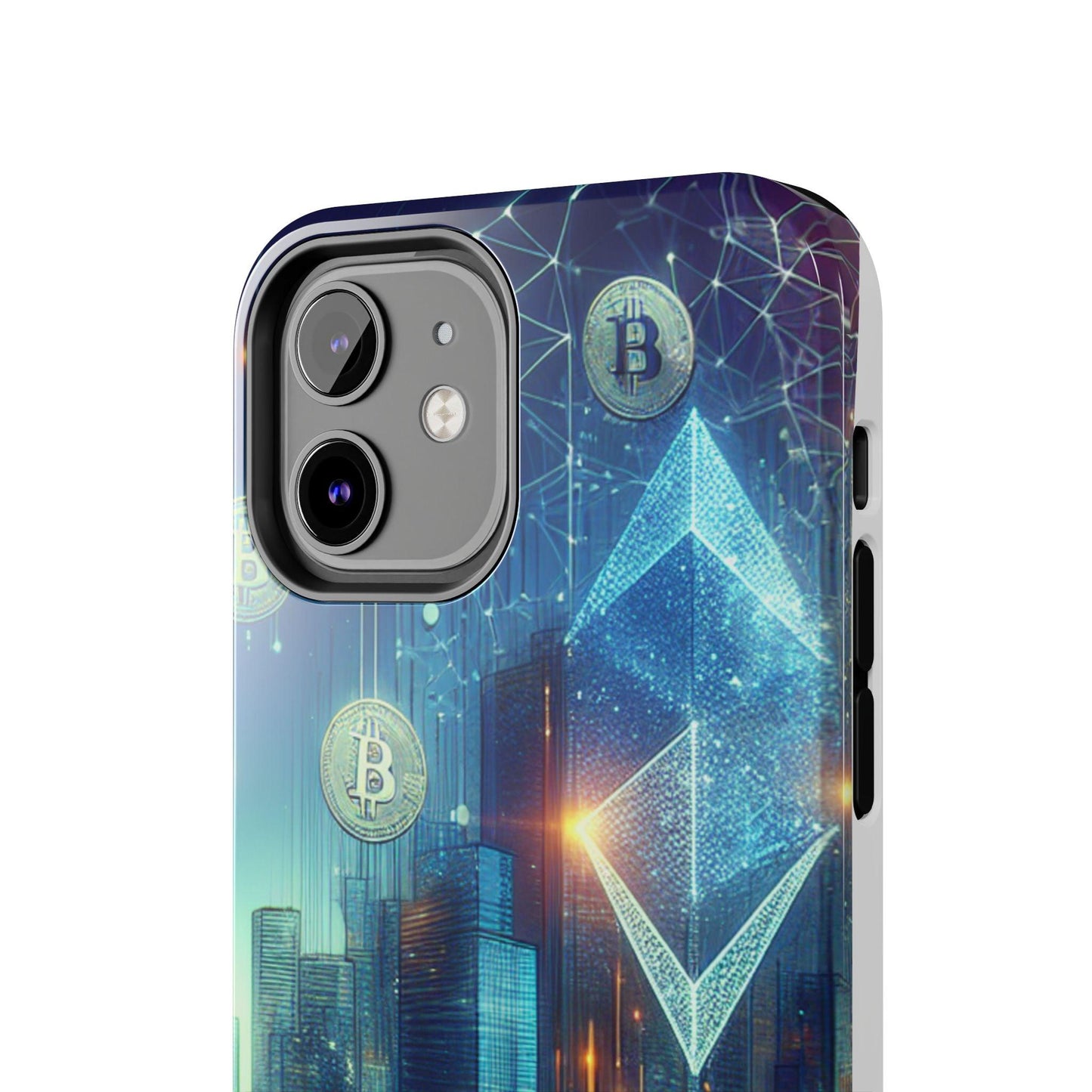 Phone Case - Cryptocurrency Enthusiasts Futuristic Design - Oceanfront Products