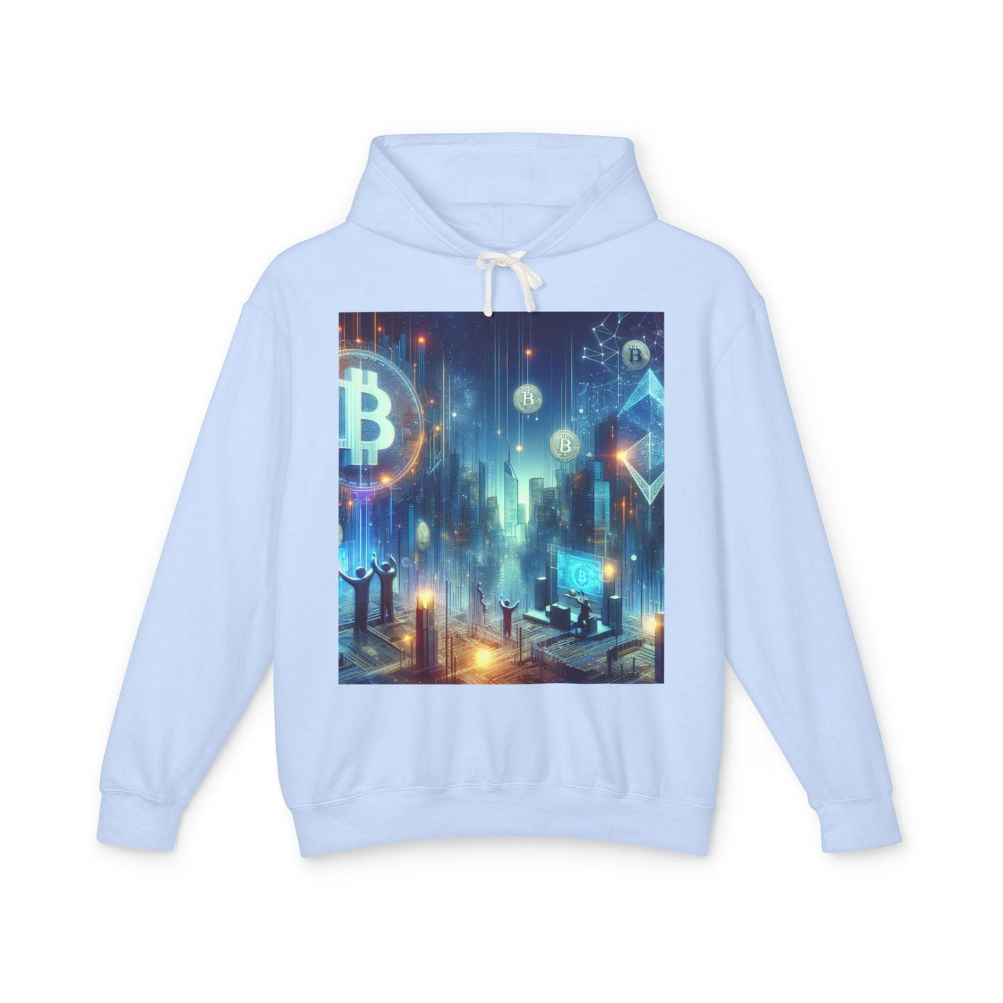 Futuristic Cryptocurrency Hoodie - Oceanfront Products