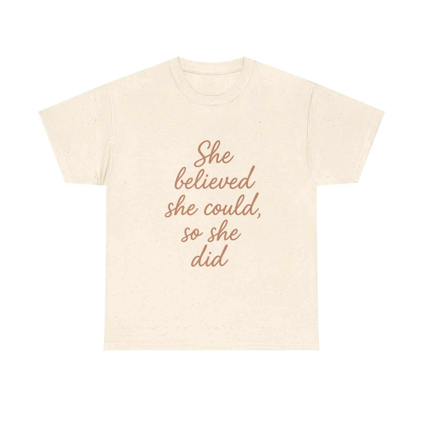 She Believed She Could, So She Did – Motivational Women’s Tee - Oceanfront Products
