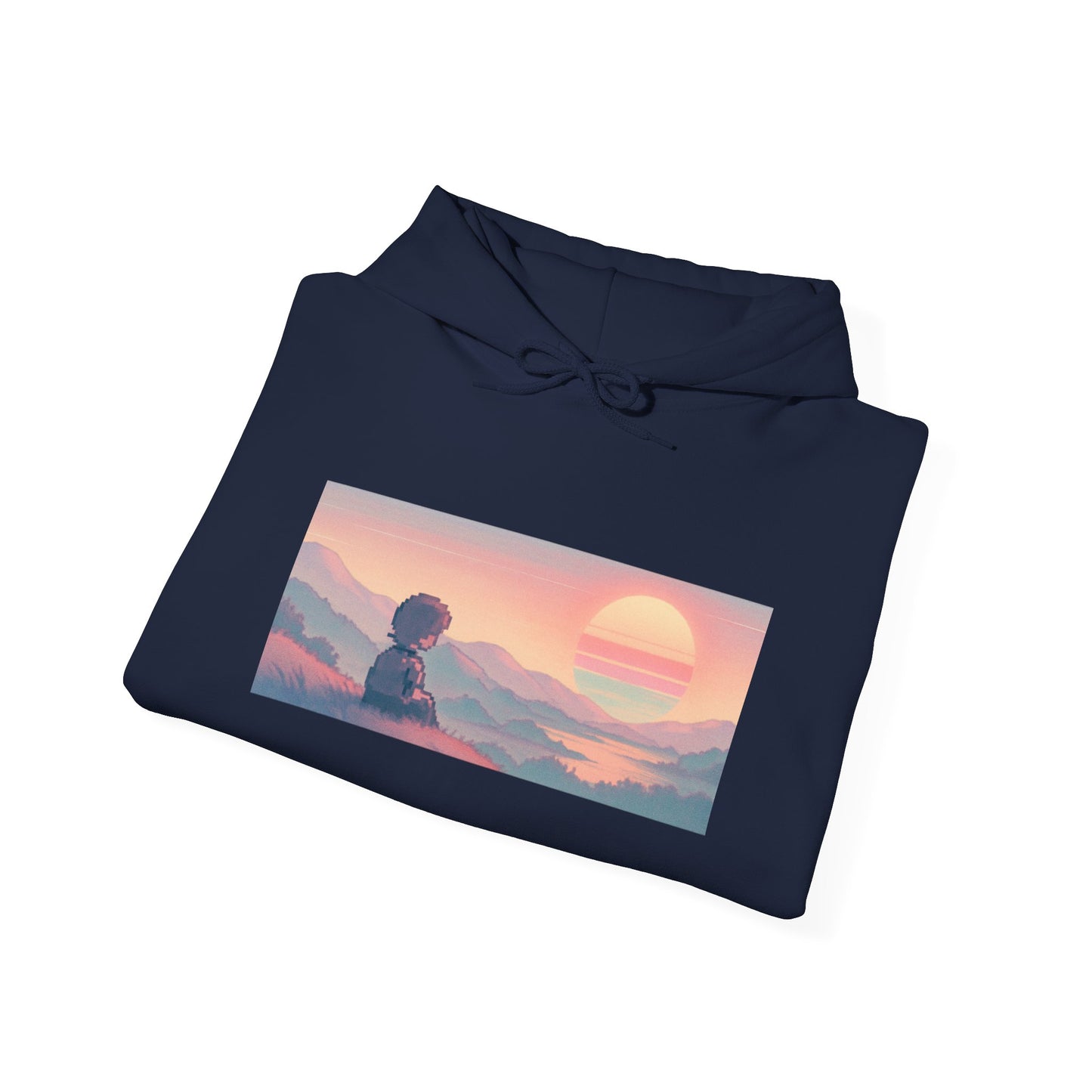 Oceanfront “Golden Hour Reflection” Sweatshirt – Unisex Heavy Blend™ Crewneck for Everyday Comfort