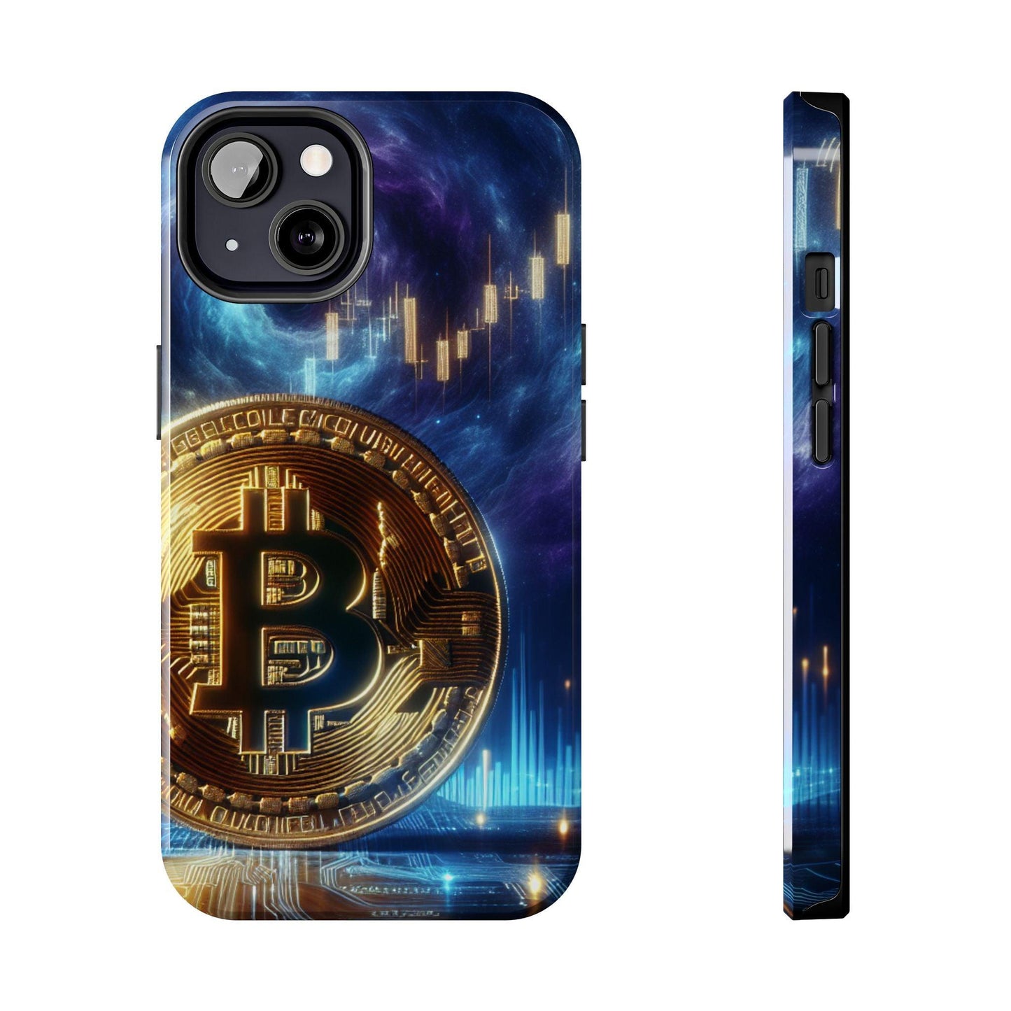 Bitcoin Chart Tough Phone Case - Oceanfront Products
