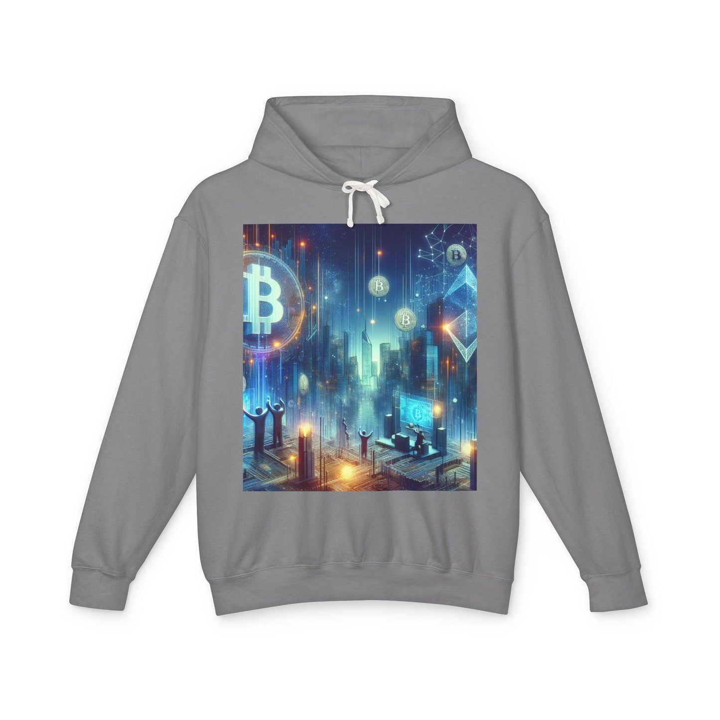 Futuristic Cryptocurrency Hoodie - Oceanfront Products