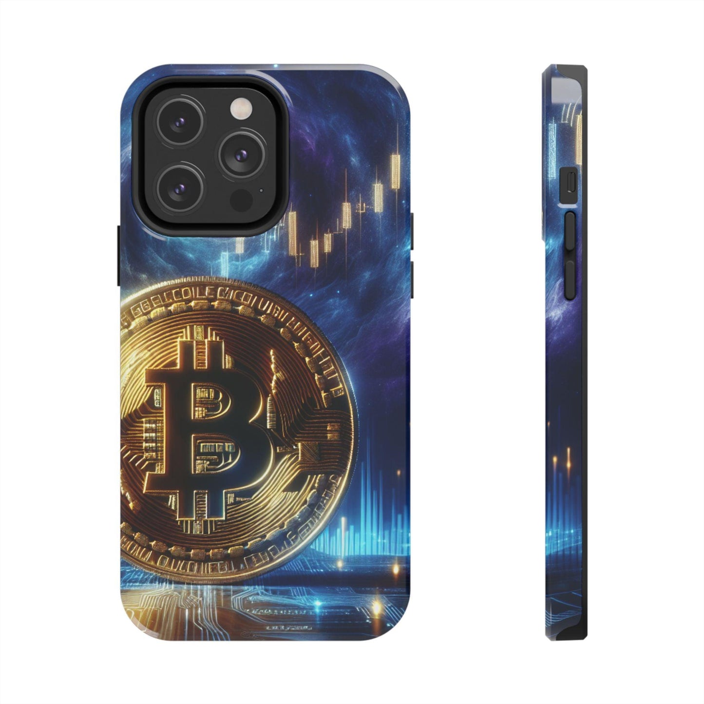 Bitcoin Chart Tough Phone Case - Oceanfront Products