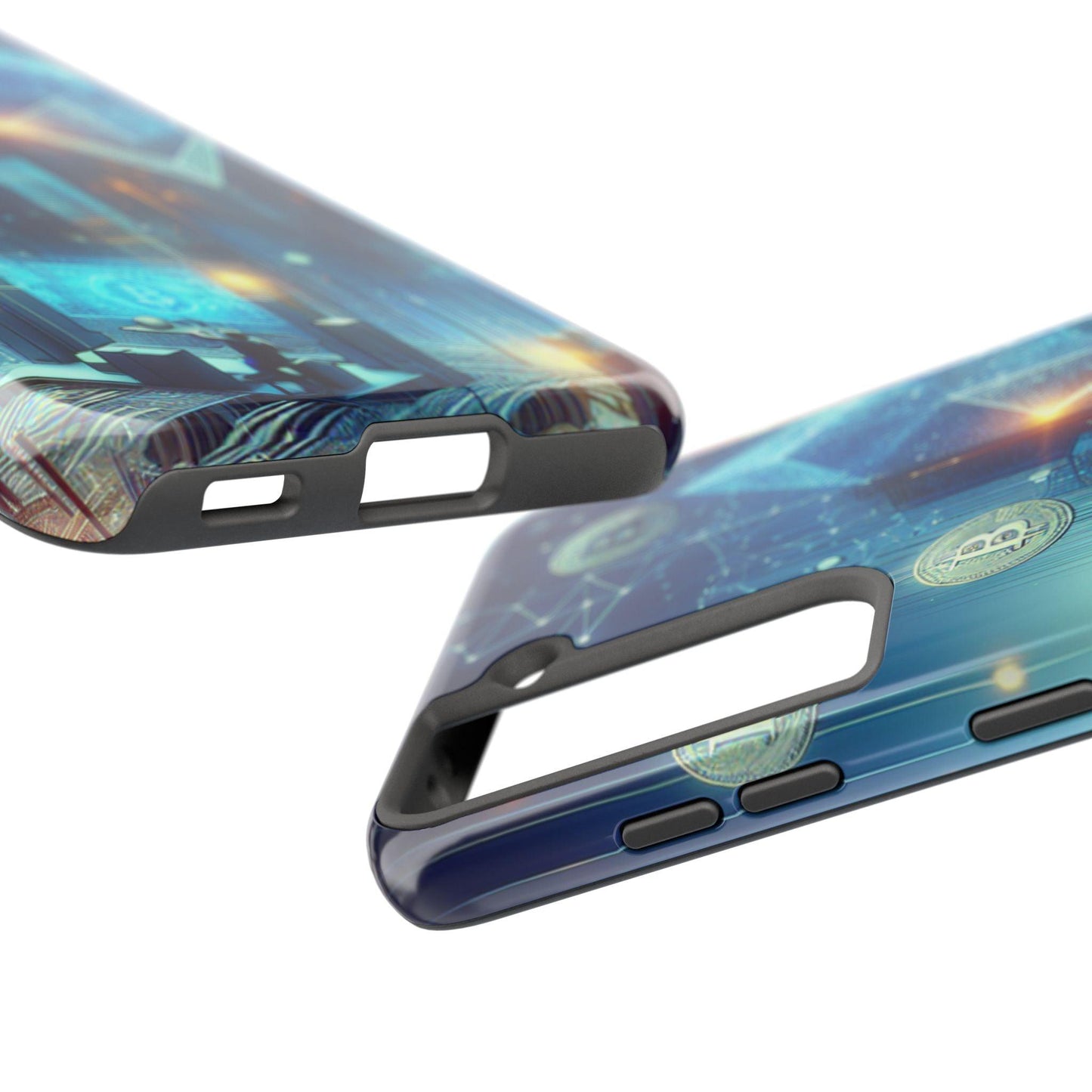 Phone Case - Cryptocurrency Enthusiasts Futuristic Design - Oceanfront Products
