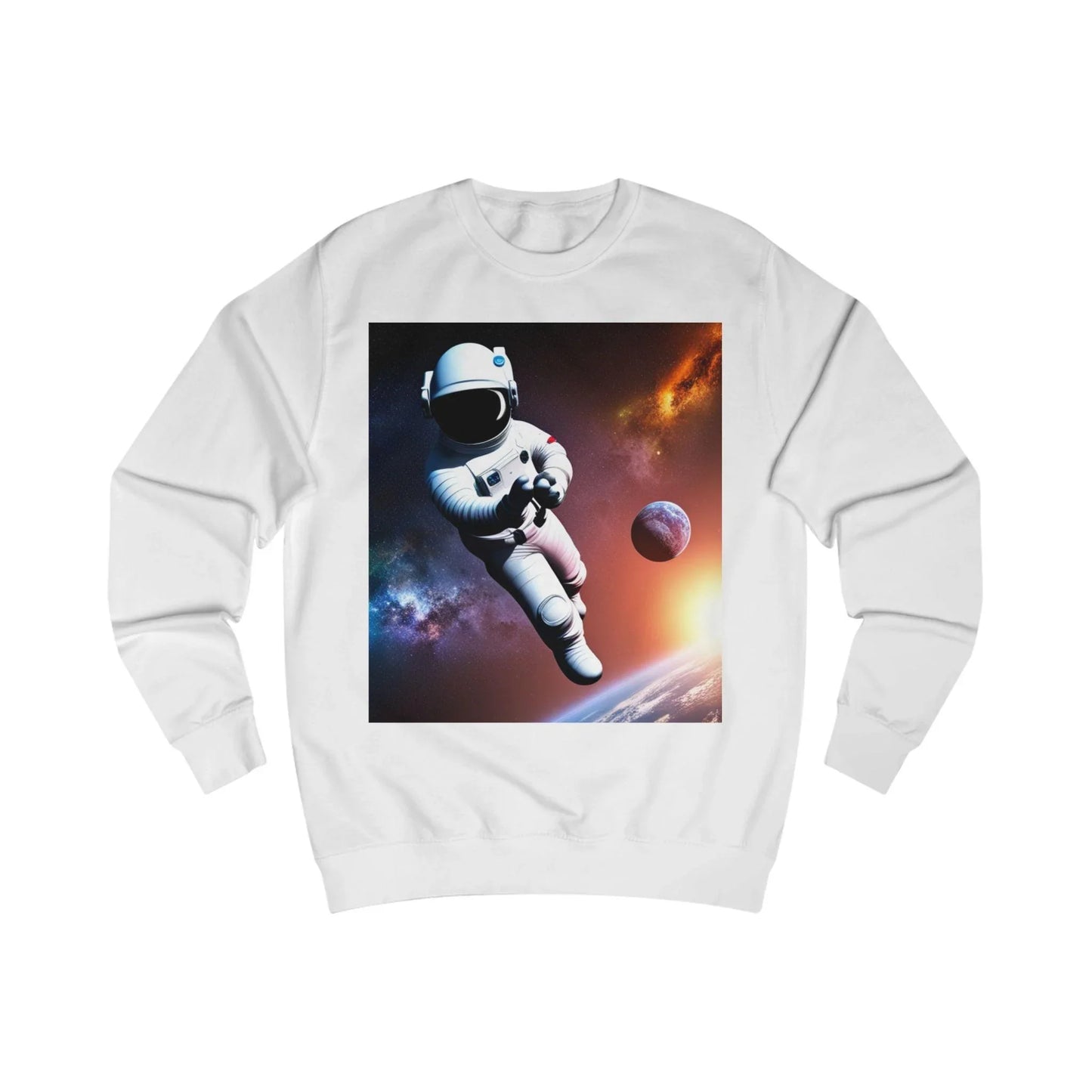 3D Astronaut High-Quality Sweatshirt: Cosmic Elegance Meets Contemporary Fashion - Oceanfront Products