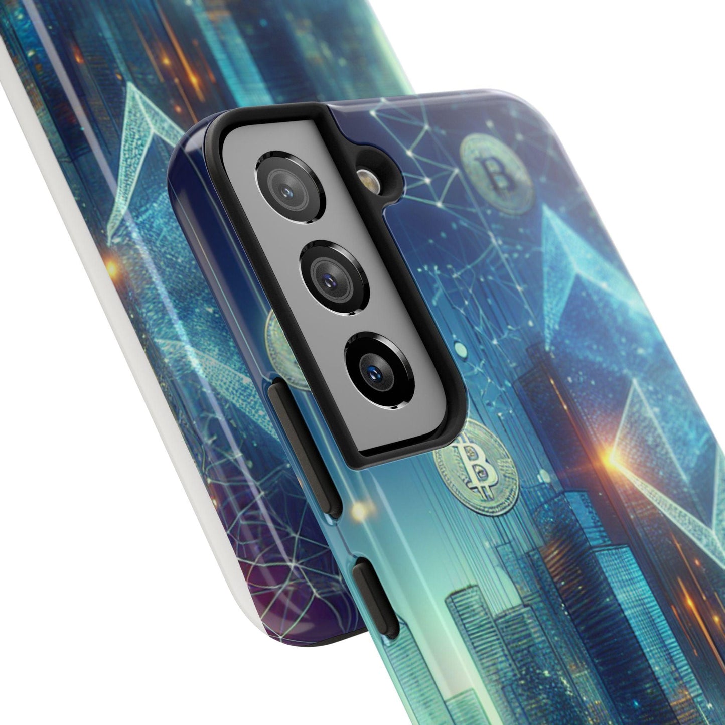 Phone Case - Cryptocurrency Enthusiasts Futuristic Design - Oceanfront Products