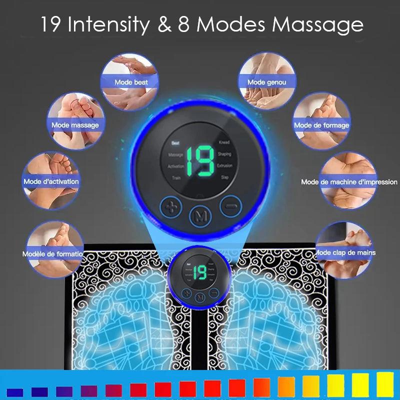 Electric Foot Massager Pad Muscle Massage Relaxation Trainer For Massage Fitness Outdoor Sport Home Family Relax - Oceanfront Products