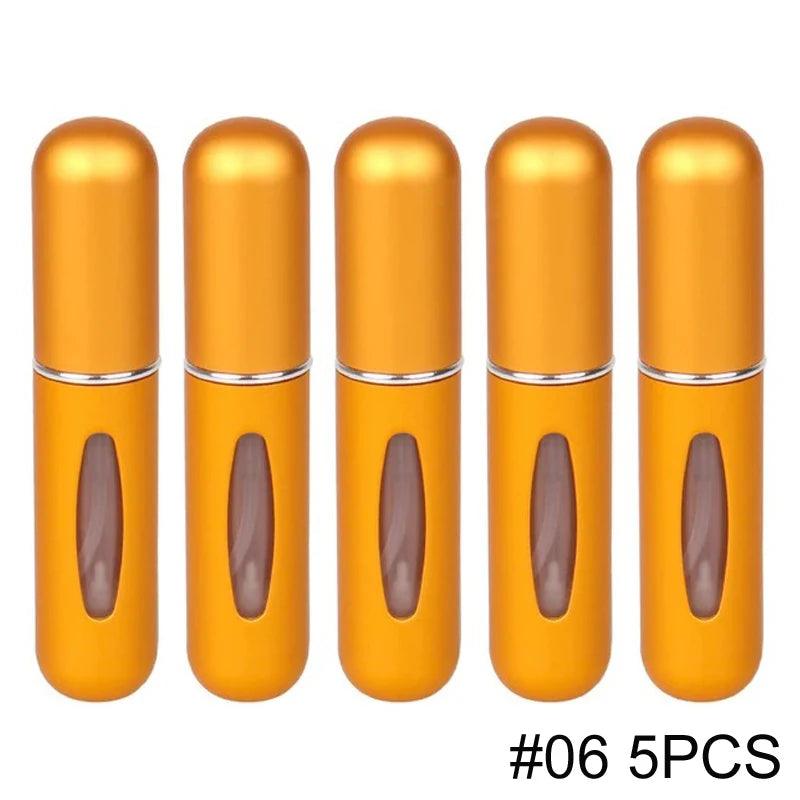 1/5PCS Perfume Atomizer Portable Liquid Cosmetics Containers Traveling Mini Alcochol Perfume Refillable Bottles Empty Spray Bott - Oceanfront Products
