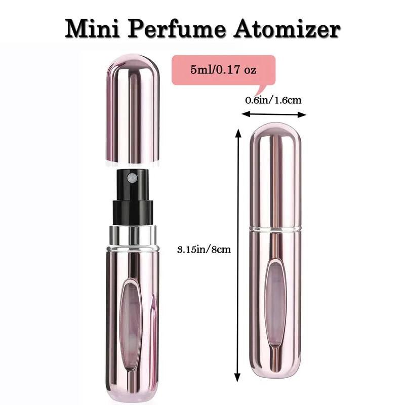 1/5PCS Perfume Atomizer Portable Liquid Cosmetics Containers Traveling Mini Alcochol Perfume Refillable Bottles Empty Spray Bott - Oceanfront Products