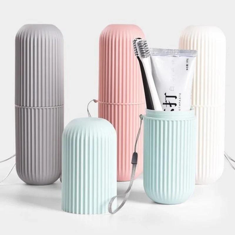Simple Home Travel Wash Cup Mouthwash Cup Tooth Bucket Toothbrush Toothpaste Storage Box Tooth Set Box Portable Storage Box - Oceanfront Products