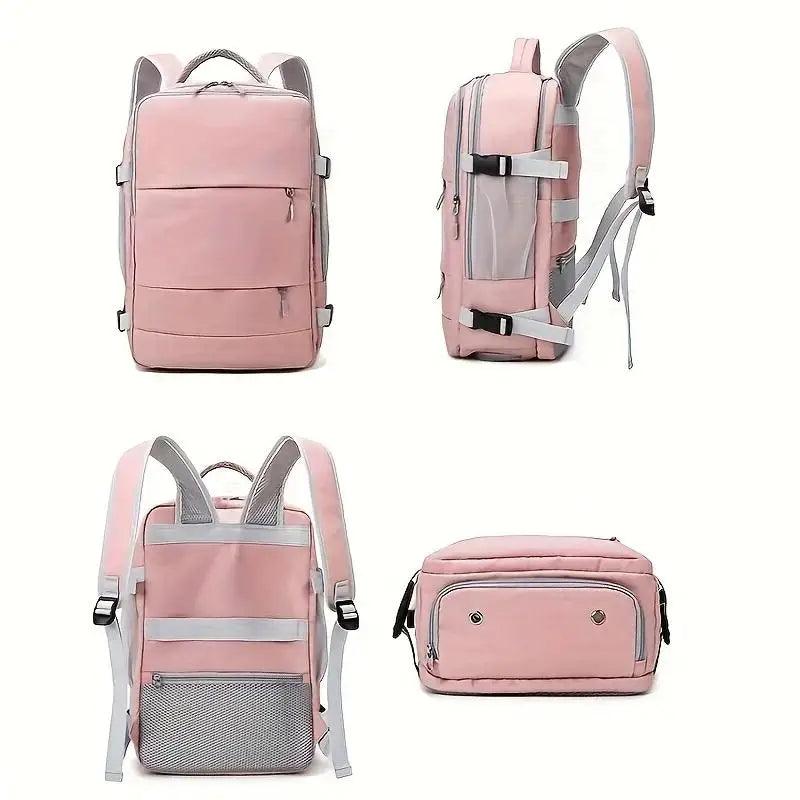Large Capacity Women's Bag Journey Multifunction Waterproof Backpack With Shoe Storage Multilayer Travel Backpack - Oceanfront Products