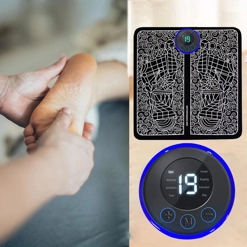 Electric Foot Massager Pad Muscle Massage Relaxation Trainer For Massage Fitness Outdoor Sport Home Family Relax - Oceanfront Products