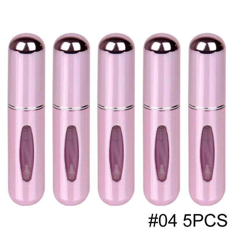1/5PCS Perfume Atomizer Portable Liquid Cosmetics Containers Traveling Mini Alcochol Perfume Refillable Bottles Empty Spray Bott - Oceanfront Products