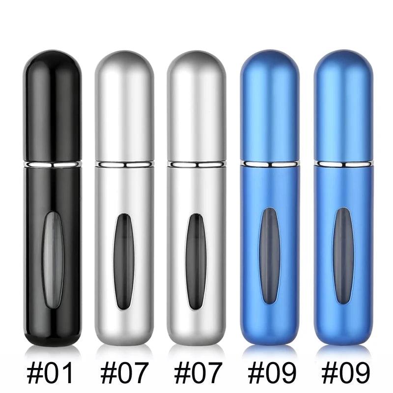 1/5PCS Perfume Atomizer Portable Liquid Cosmetics Containers Traveling Mini Alcochol Perfume Refillable Bottles Empty Spray Bott - Oceanfront Products