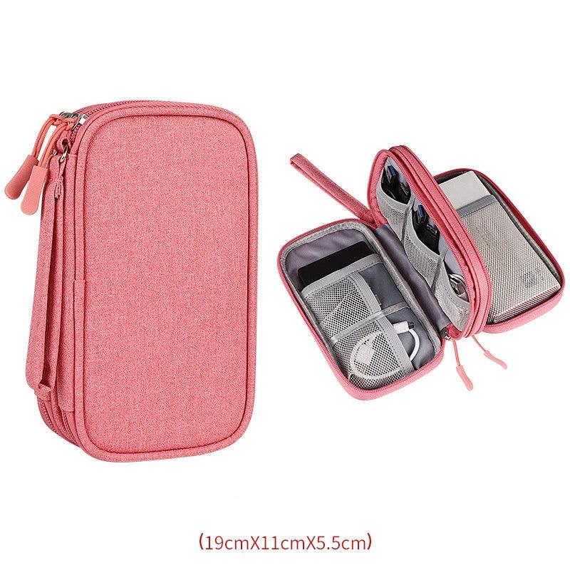 Portable Travel Digital Product Storage Bag Organizer Multi-layer Headset Cable Handbag Charging Treasure USB Data Cable Bag - Oceanfront Products