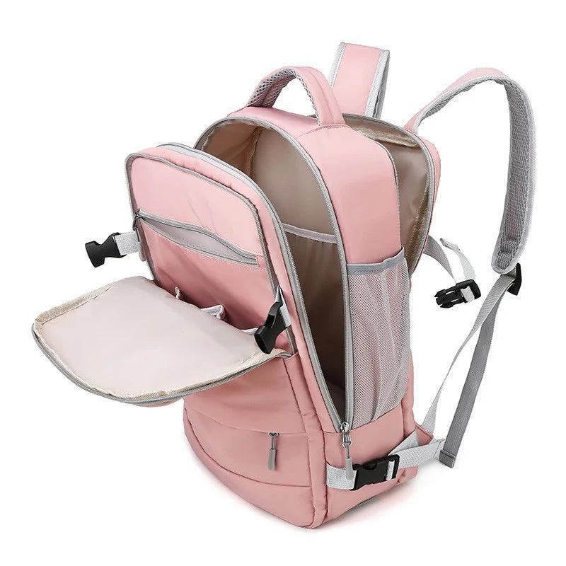 Large Capacity Women's Bag Journey Multifunction Waterproof Backpack With Shoe Storage Multilayer Travel Backpack - Oceanfront Products
