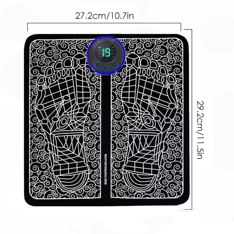 Electric Foot Massager Pad Muscle Massage Relaxation Trainer For Massage Fitness Outdoor Sport Home Family Relax - Oceanfront Products