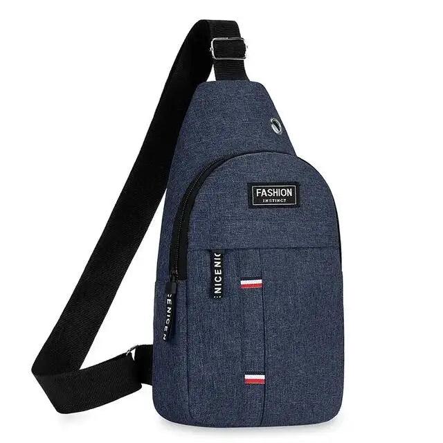 New Men Shoulder Bags Chest Bag Multifuncional Crossbody Bags Travel Sling Bag Men's Chest Bag Cross Body Chest Bag for Men Bag - Oceanfront Products