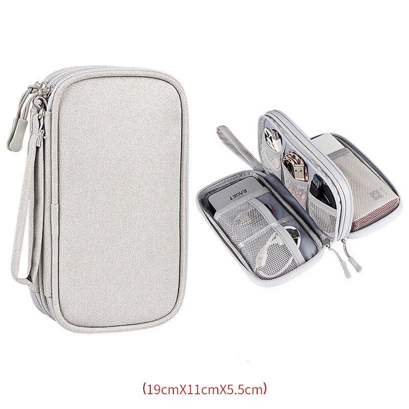 Portable Travel Digital Product Storage Bag Organizer Multi-layer Headset Cable Handbag Charging Treasure USB Data Cable Bag - Oceanfront Products