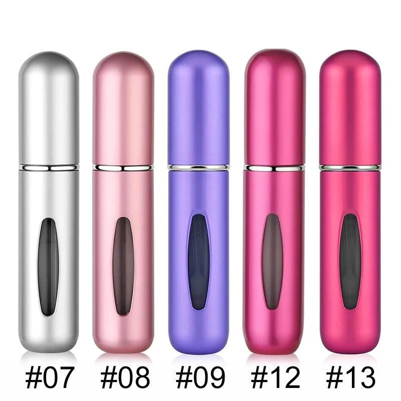 1/5PCS Perfume Atomizer Portable Liquid Cosmetics Containers Traveling Mini Alcochol Perfume Refillable Bottles Empty Spray Bott - Oceanfront Products