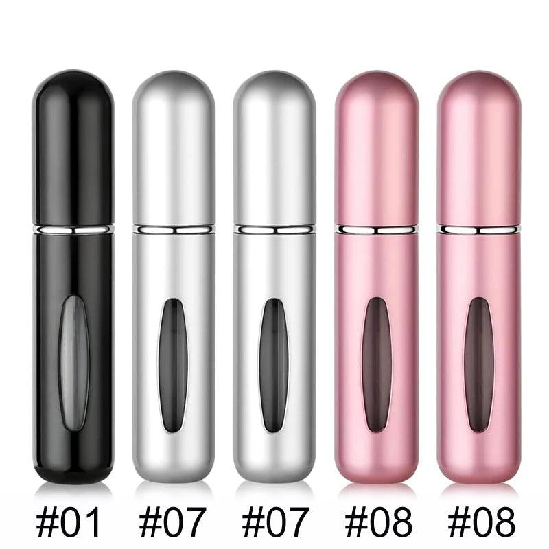 1/5PCS Perfume Atomizer Portable Liquid Cosmetics Containers Traveling Mini Alcochol Perfume Refillable Bottles Empty Spray Bott - Oceanfront Products