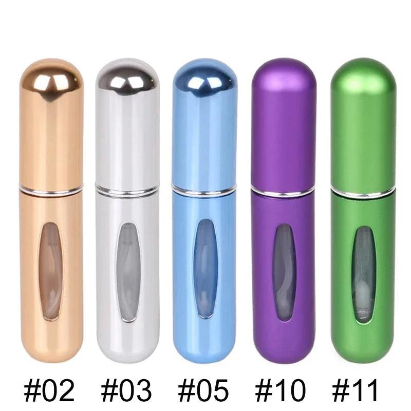 1/5PCS Perfume Atomizer Portable Liquid Cosmetics Containers Traveling Mini Alcochol Perfume Refillable Bottles Empty Spray Bott - Oceanfront Products