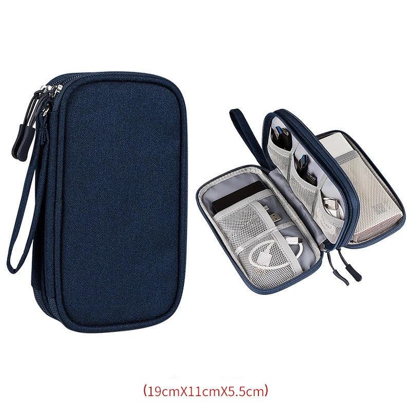 Portable Travel Digital Product Storage Bag Organizer Multi-layer Headset Cable Handbag Charging Treasure USB Data Cable Bag - Oceanfront Products