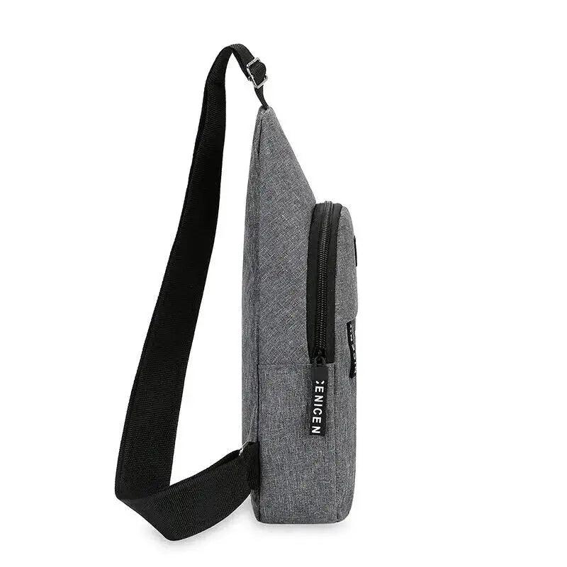 New Men Shoulder Bags Chest Bag Multifuncional Crossbody Bags Travel Sling Bag Men's Chest Bag Cross Body Chest Bag for Men Bag - Oceanfront Products