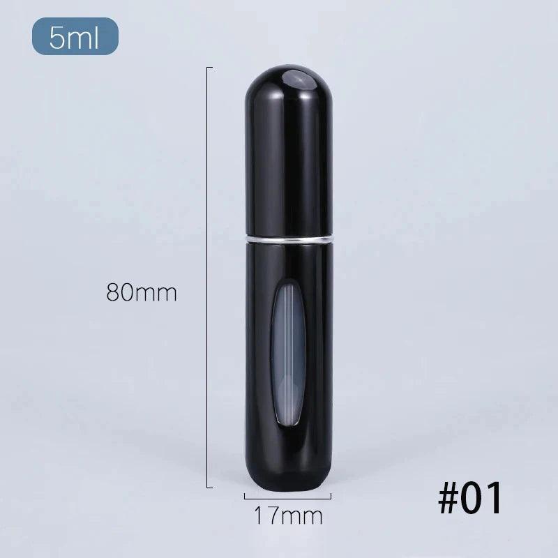 1/5PCS Perfume Atomizer Portable Liquid Cosmetics Containers Traveling Mini Alcochol Perfume Refillable Bottles Empty Spray Bott - Oceanfront Products