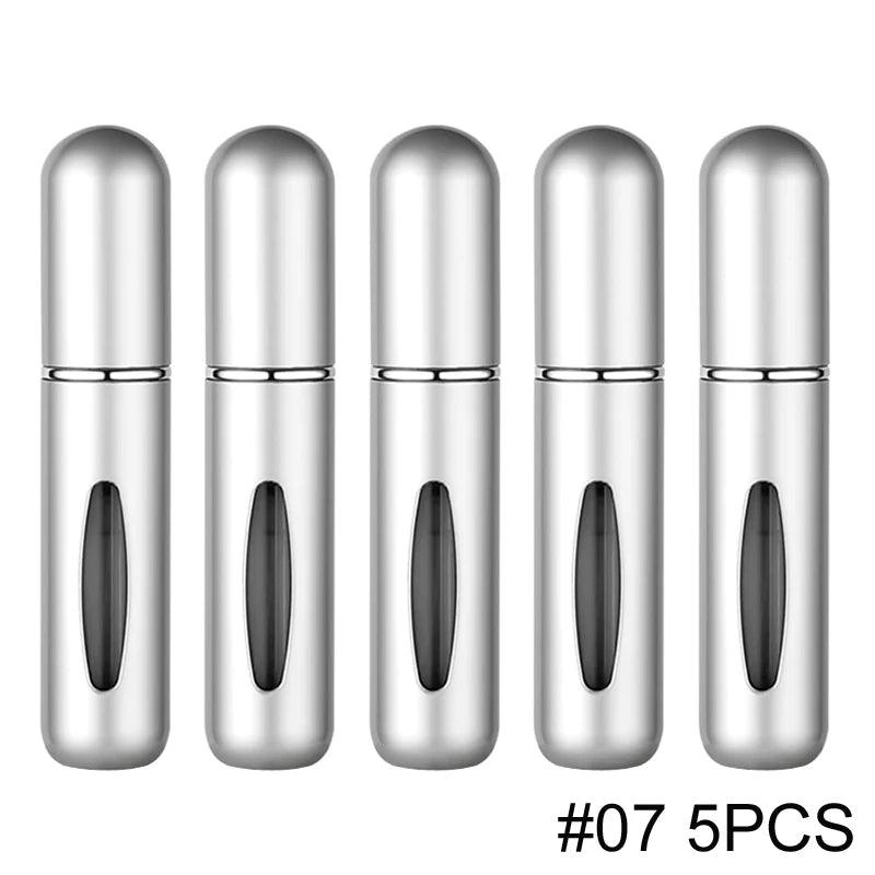 1/5PCS Perfume Atomizer Portable Liquid Cosmetics Containers Traveling Mini Alcochol Perfume Refillable Bottles Empty Spray Bott - Oceanfront Products