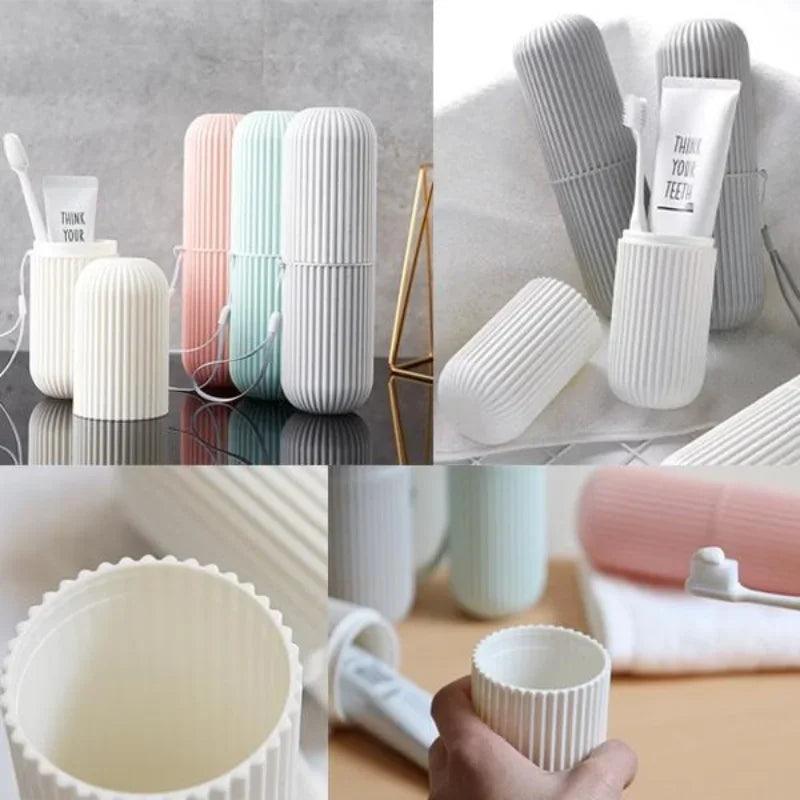 Simple Home Travel Wash Cup Mouthwash Cup Tooth Bucket Toothbrush Toothpaste Storage Box Tooth Set Box Portable Storage Box - Oceanfront Products
