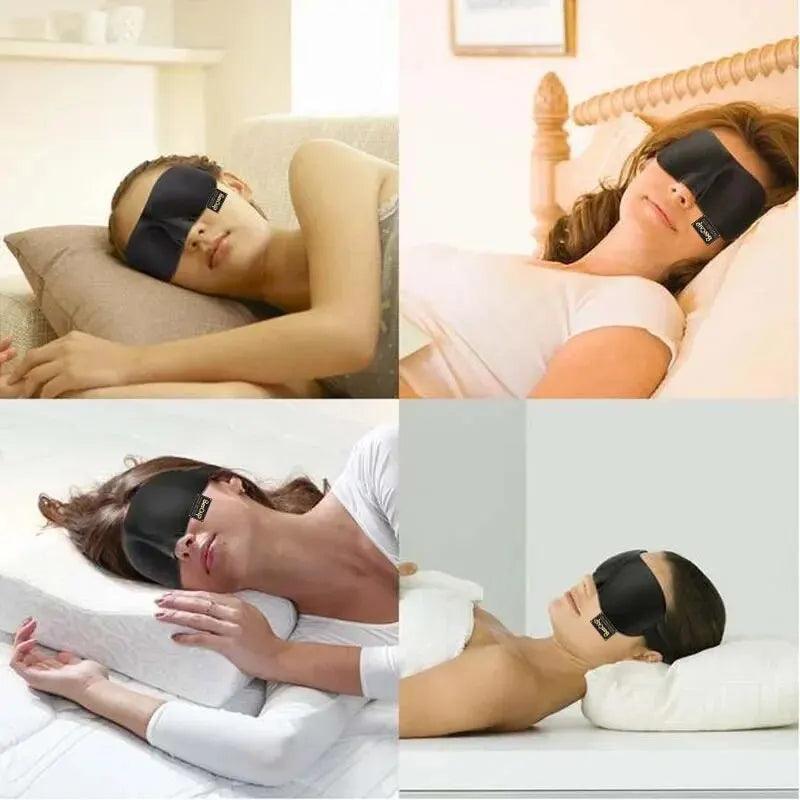 3D Sleep Mask Natural Sleeping Eye Mask Eyeshade Cover Shade Eye Patch Women Men Soft Portable Blindfold Travel Eyepatch 1Pcs - Oceanfront Products