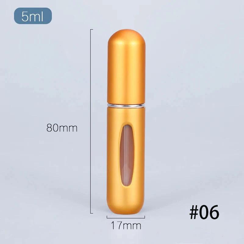 1/5PCS Perfume Atomizer Portable Liquid Cosmetics Containers Traveling Mini Alcochol Perfume Refillable Bottles Empty Spray Bott - Oceanfront Products
