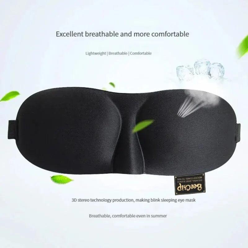 3D Sleep Mask Natural Sleeping Eye Mask Eyeshade Cover Shade Eye Patch Women Men Soft Portable Blindfold Travel Eyepatch 1Pcs - Oceanfront Products