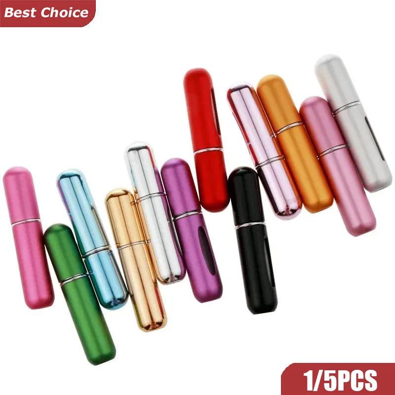 1/5PCS Perfume Atomizer Portable Liquid Cosmetics Containers Traveling Mini Alcochol Perfume Refillable Bottles Empty Spray Bott - Oceanfront Products