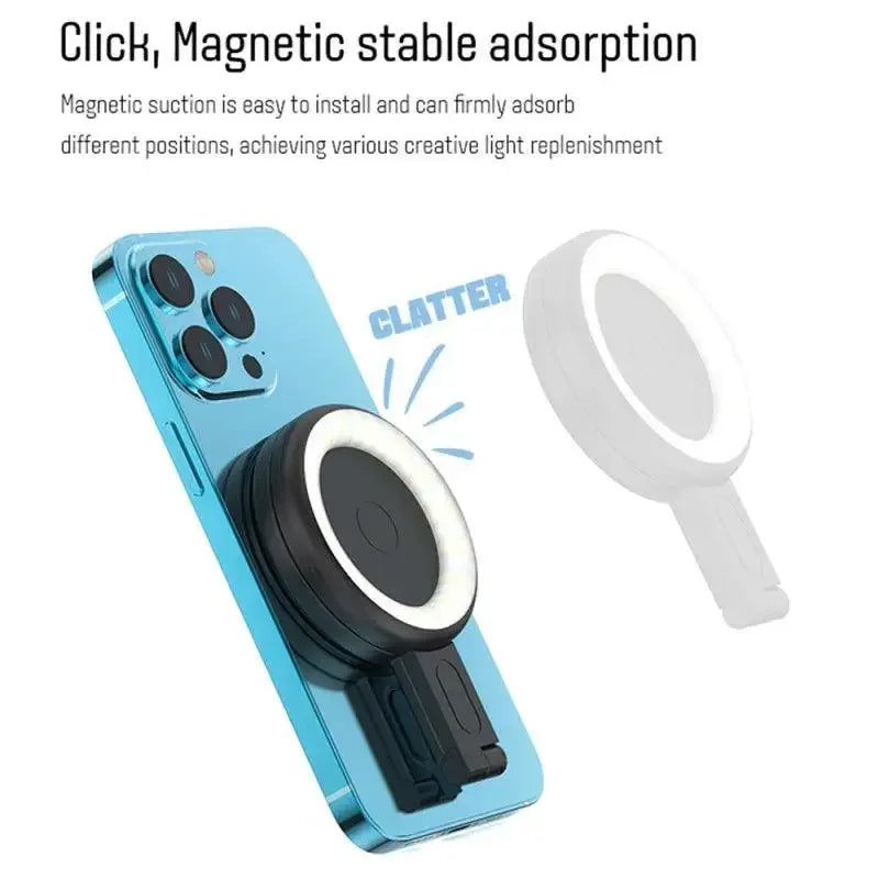 Capture Perfect Moments with Magnetic LED Phone Selfie Light - Oceanfront Products