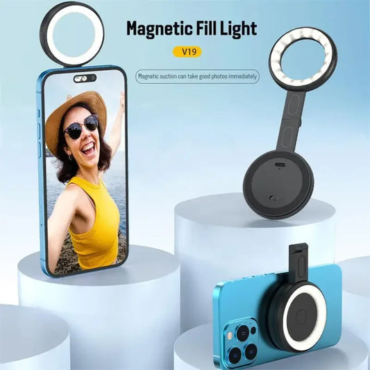 Capture Perfect Moments with Magnetic LED Phone Selfie Light - Oceanfront Products