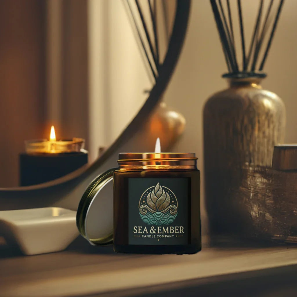 Candle Ocean Vibes Relaxation Scented - Oceanfront Products