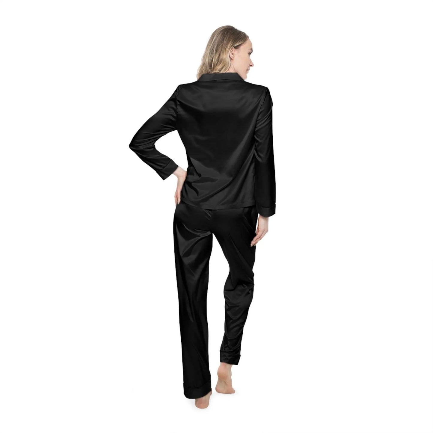SG Embroidered Resort Style Silk Pajamas - Oceanfront Products