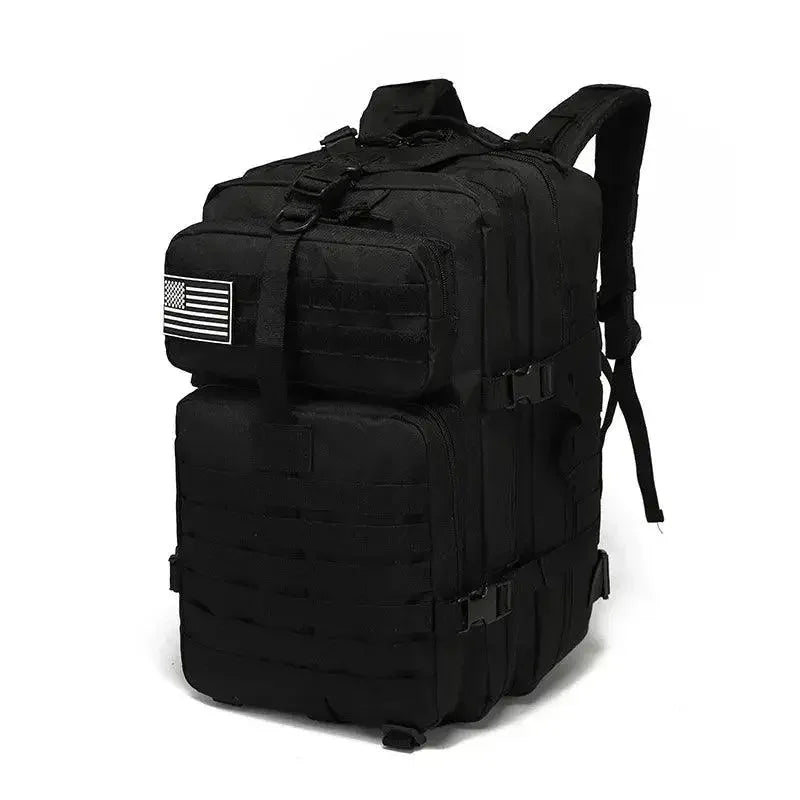Tan Tactical Hiking Backpack with American Flag Patch for Men - Oceanfront Products