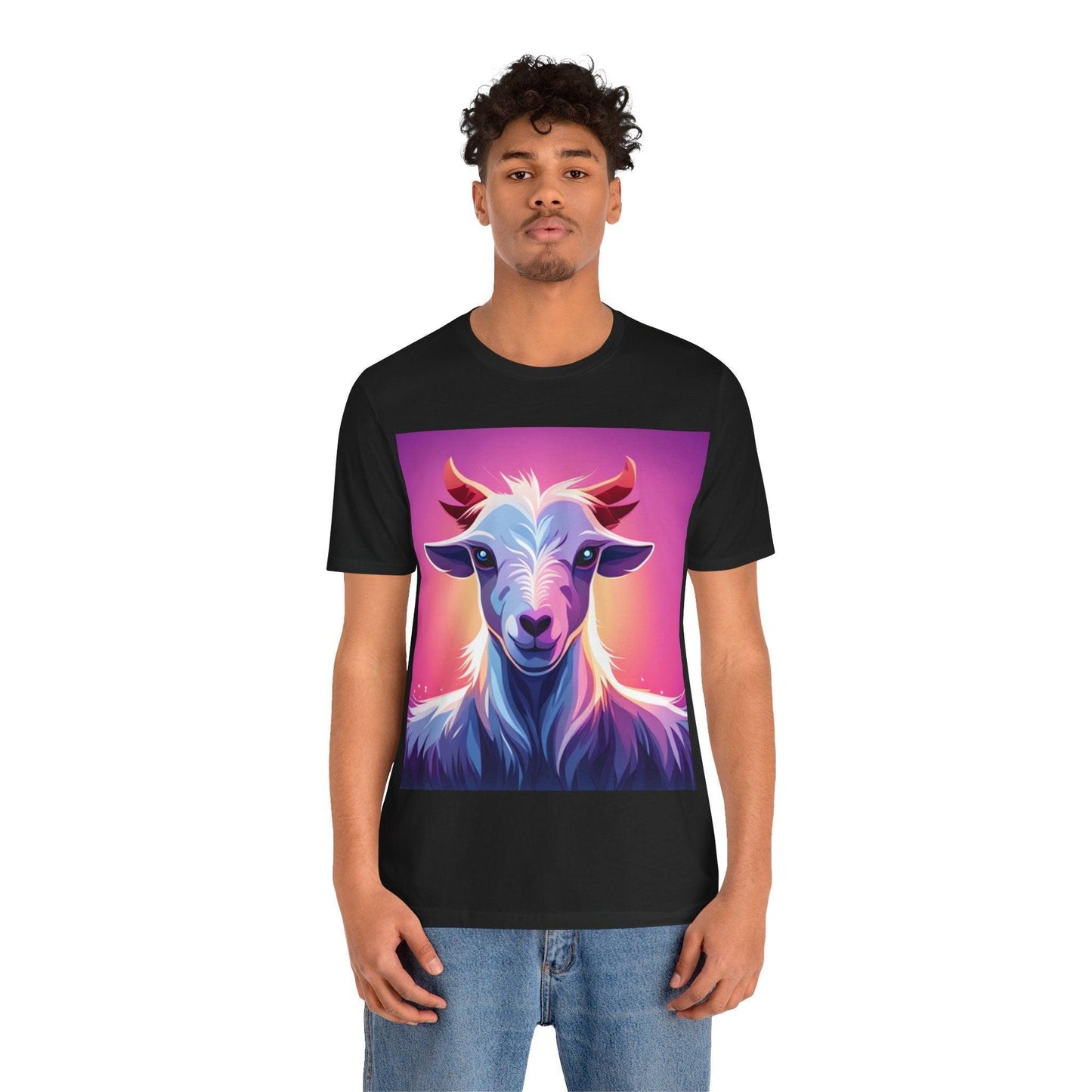 Colorful Goat Graphic T-Shirt: A Blend of Style and Playfulness - Oceanfront Products