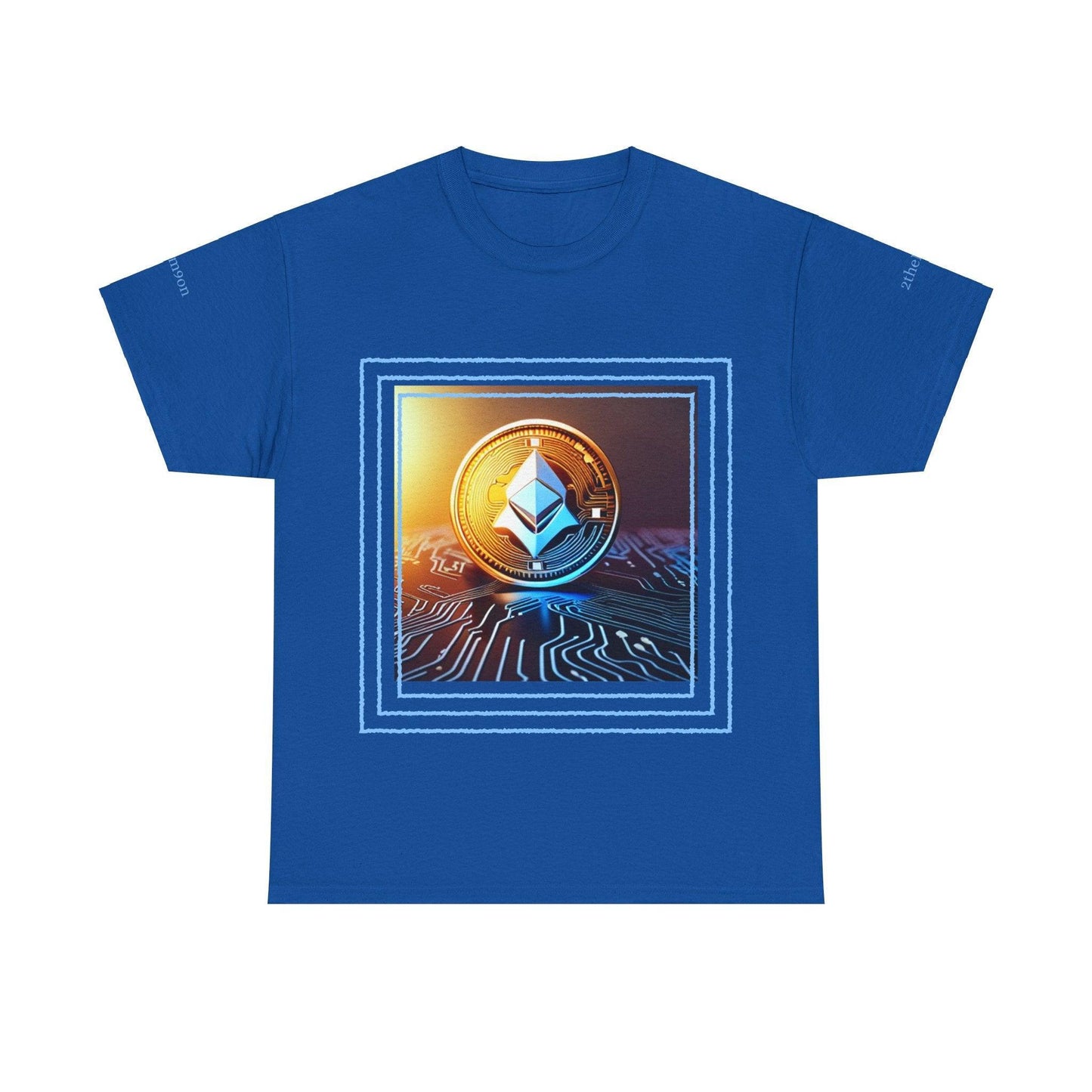 Ethereum Rocket Ship T-Shirt: Soar to New Heights in Crypto Style - Oceanfront Products