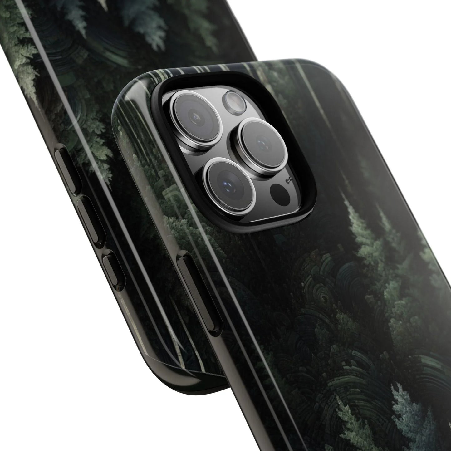Phone Cases - Deep Dark Forest Nature Design - Oceanfront Products