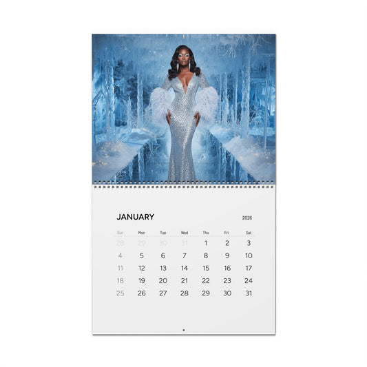 2026 Glam Calendar — A Year of Black Beauty, Luxury & Style | Limited Edition Fashion Art Calendar
