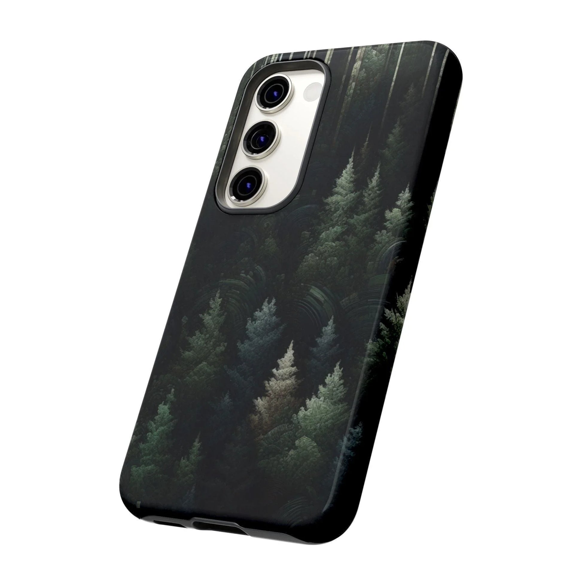 Phone Cases - Deep Dark Forest Nature Design - Oceanfront Products
