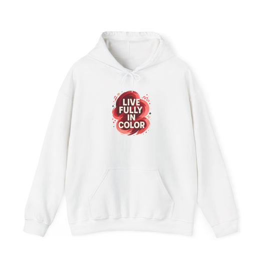 Hooded Sweatshirt Bold Color Palettes Cherry Coded