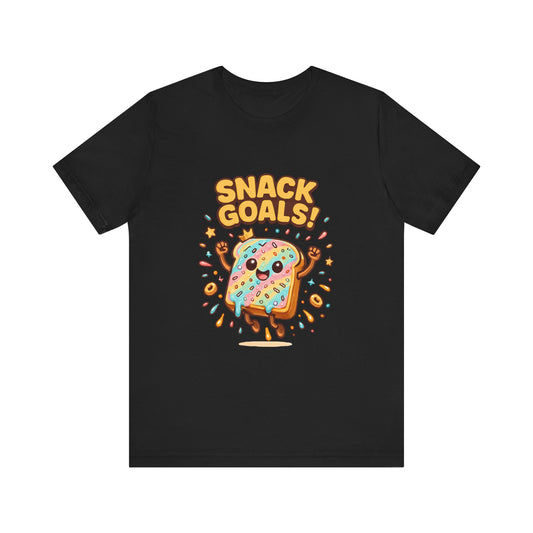 Snack Attack Unisex Tee, Food Lover Gift, Snacking Shirt, Funny Graphic Tee,
