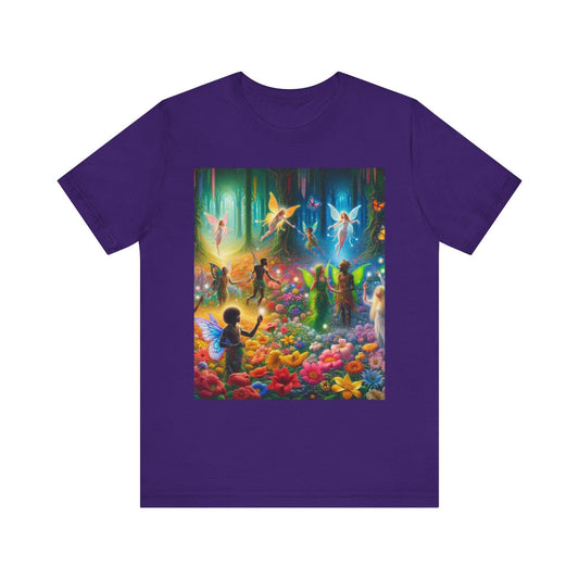 T-Shirt: Fairies Dancing in Tropical Flowers - Oceanfront Products