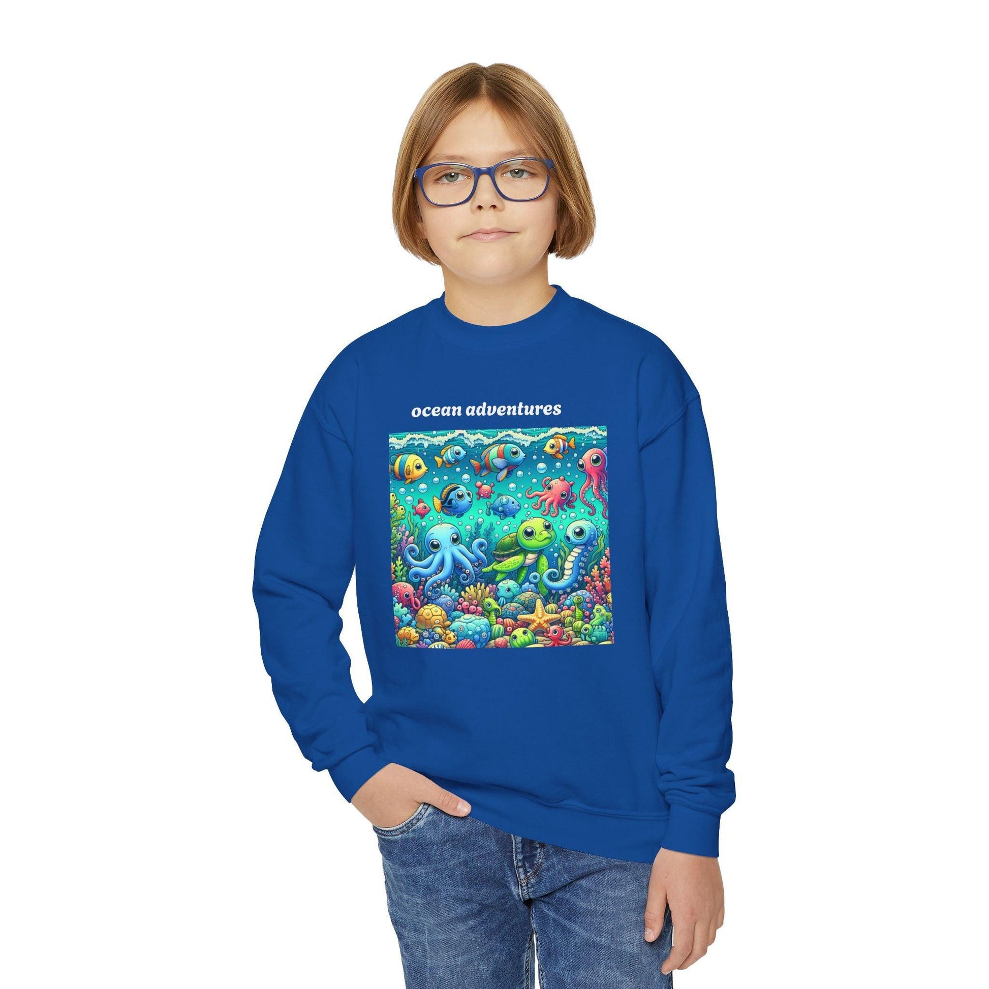 Ocean Adventures Youth Sweatshirt - Oceanfront Products